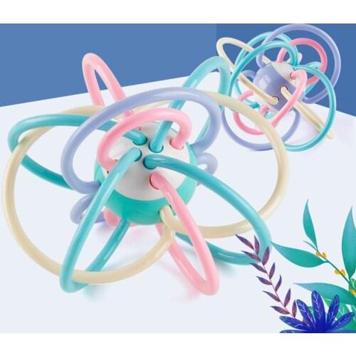 Hands Grasping Rattle Ball Early Educational Infant Toys Ball Baby Toys 0 24 Months Teethers For Teeth Newborn Toy For Babies