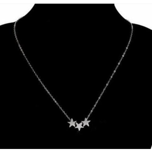 N481 Five-pointed star clavicle necklace fashion star 2018 new hope mini necklace Wedding couple jewelry accessories