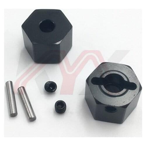 KYX Racing Metal Wheel Hub Adapter 12mm Universal RC Hub Adapter Extension Conversion for 1/10 RC Car Accessories Parts