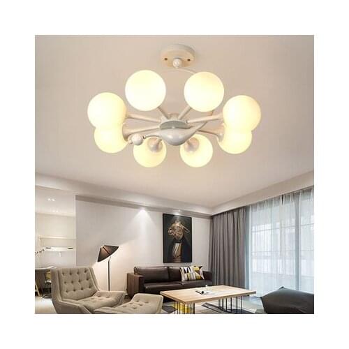 Nordic Minimalist Luxury Bedroom Restaurant Simple Tearoom Living Room Main Bedroom Ball glass Chandelier