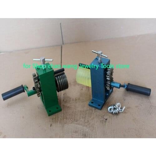 Ring Earbob Bracelet Bending Pressing Machine Rolling Mill Manual for Hoop