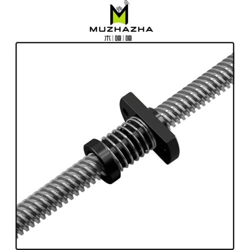 3D Printer Z Axis Trapezoid Motor Screw Nuts T8 Nut POM Nut Lead 8mm Pitch 2mm For Creality CR10 CR-10S Ender-3 Lead Screw