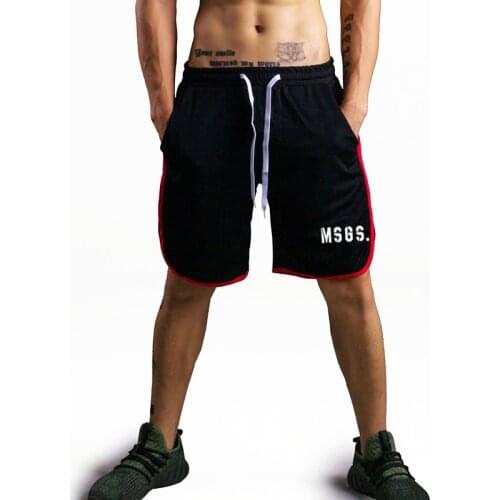 Muscleguys 2021 Summer brand fitness shorts men Joggers bodybuilding bermuda cargo shorts gyms workout sweat short pants