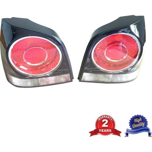 Rear Left/Right Tail Lights Housing For VW POLO 9N 9N3 GTI Hatchback 2005-2010 Without Bulbs