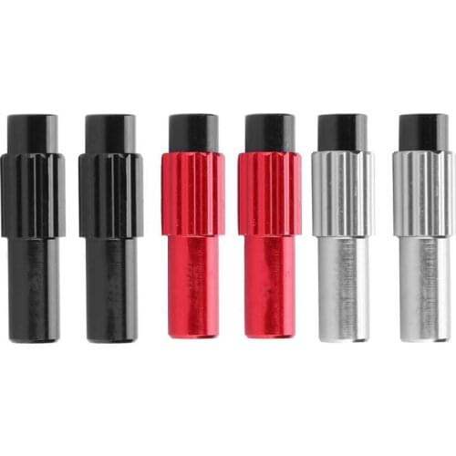 1 pair Bicycle Adjusting Bolt Bike Brake Cable Speed Line Regulator Adjuster Housing Cap 4mm Derailleur line & 5mm Brake Cable
