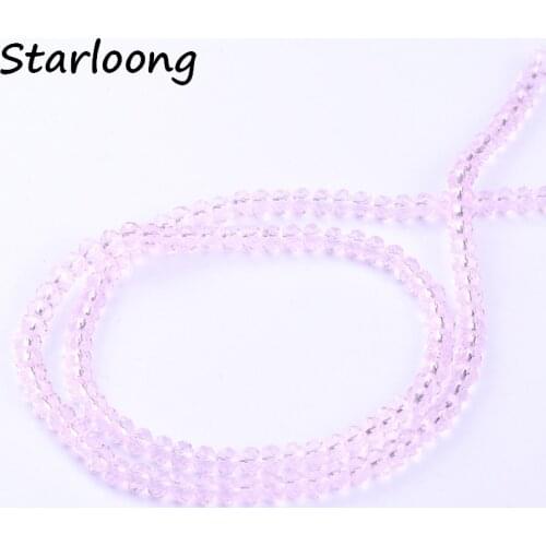 148pcs/lot 4mm High quality AAA Round Shape glass crystal beads spacer loose rondelles glass ball bracelet Jewelry DIY Make