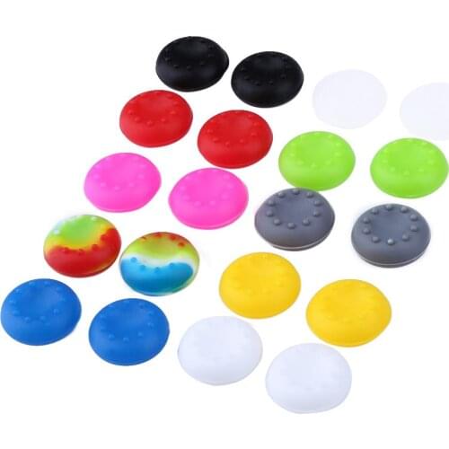 2/20Pcs Silicone Analog Thumb Stick Grips Game Controller Joystick Button Caps Cover For PS4 PS3 PS2 XBOX 360 ONE Non-Slip