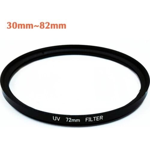 37 40.5 43 46 49 52 55 58 62 67 72 77 82mm DSLR/SLR lens UV Digital Filter Lens Protector For Sony Nikon Canon Lens Filter + Box
