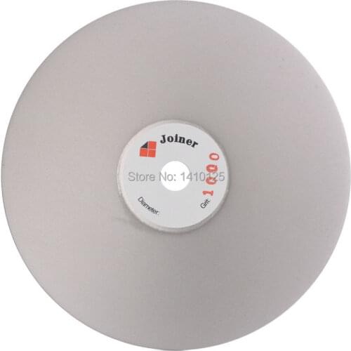 6" inch 150mm Grit 1000 Fine Diamond Grinding Disc Abrasive Wheel Coated Flat Lap Disk for Gemstone Jewelry Glass Rock Lapidary