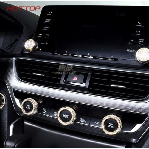 Aluminum Ignition Switch Cover Ring Stickers For Honda Accord Sedan 10th 2018 2019