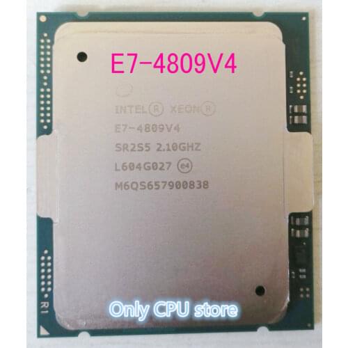 Free shipping E7-4809V4 Original Intel XEON OEM version E7 4809V4 2.10GHZ 8-Core 20MB SmartCache 115W E7 4809 V4