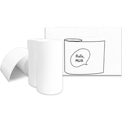 Harmless BPA Free 3 Rolls Heat Sensitive Thermal Printing Sticking Paper Set for Paperang Printer High Quality Бумага для печати