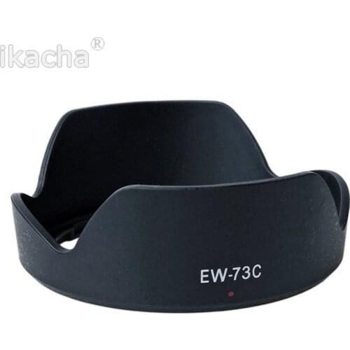 Black Camera Lens Hood EW-73C EW 73c Petal Buckle Lens Hood 67mm For Canon EOS EF-S 10-18mm F4.5-5.6 Lens