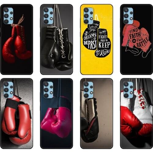 Black tpu Case For Xiaomi Redmi 9T Case Redmi Note 9T Note 10 5G 4G Pro 10S Case Boxing Gloves