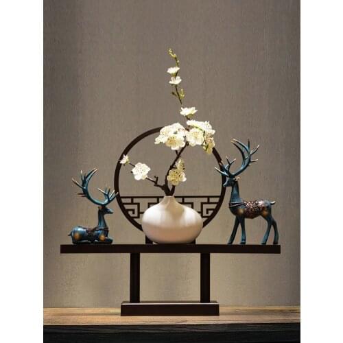 New Chinese style wooden Furnishing articles High-end style antique Zen ancientry gift home accessories desk decoration decor