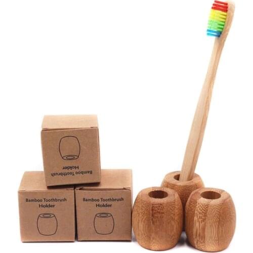 Charcoal Bamboo Toothbrush Holder Eco Friendly 100% Natural Soft Medium Bristle Oral Care Healthy Wood Handle Tooth Brush Adult