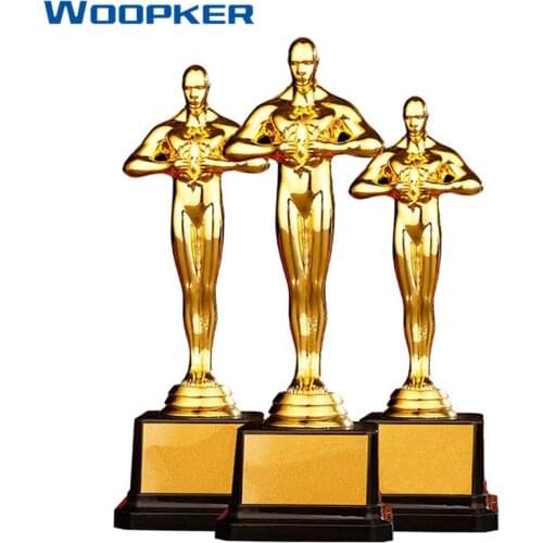 Custom Oscar Statues Trophy Awards Small Gold Man Gold-Plated for Team Sport Craft Souvenirs figurine Party Celebrations