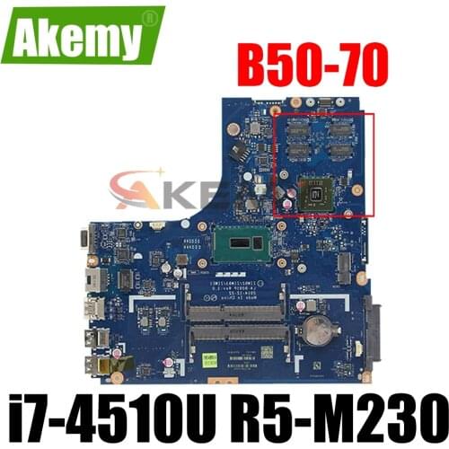 LA-B091P Motherboard For Lenovo B50-70 N50-70 B50-80 Motherboard i7-4510U CPU R5-M230 2G LA-B091P Rev: 1 Motherboard Test