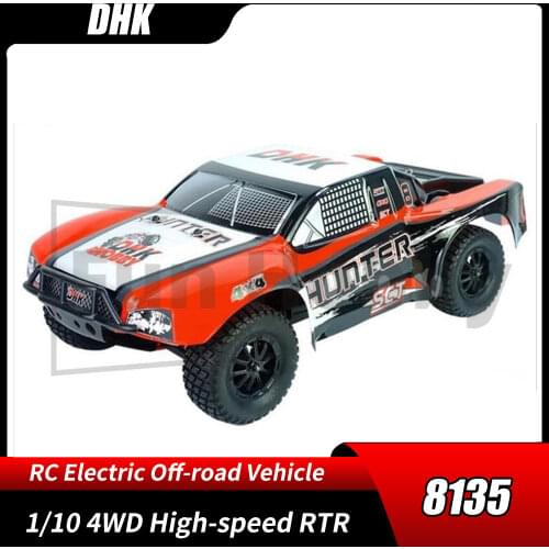 DHK 8135 Hunter RC Remote Control Model Car 1/10 Electric Racing 4WD Short-Course Truck Buggy Off-road Vehicle Adult Boy Gifts