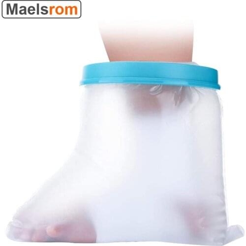 Foot Cast Cover for Shower Waterproof Adults Sealed Cast Bandage Protector Wound Fracture Foot Leg Knee Cover Foot Care