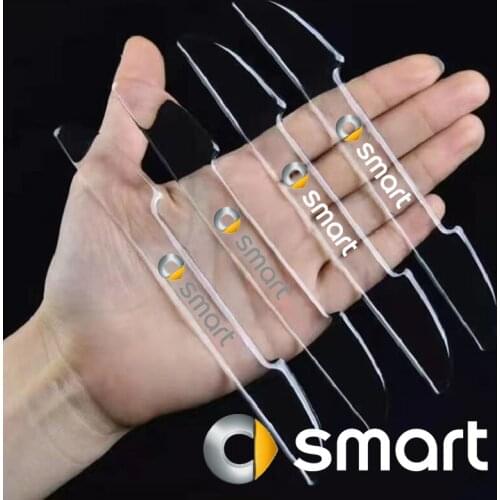 4pcs Car door Prevent impact Car sticker for smart fortwo 451 450 452 453 454 Cabrio Forfour coupe Car stickers