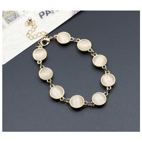 NO min. order with fashion big Opal bracelet female