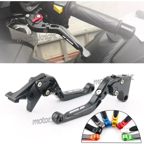New CNC Adjustable Folding Extendable Motorcycle Brake Clutch Levers For SUZUKI SV1000 SV1000S 2003 2004 2005 2006 2007