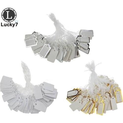 Wholesale Jewelry Number Price Label Price Card Price Tag Handwritten Paper Label Jewelry Custom Print Blank Gold Silver Label