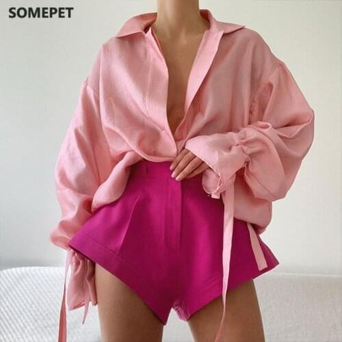 Summer Wide Leg Shorts Skirt Women Sexy High Waist Ruffle Hem Loose Short Pants Streetwear Animal Print Shorts Oversize