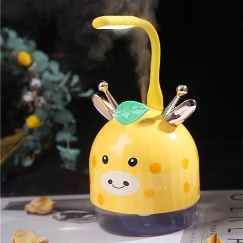 Humidifier LED Air Humidifier Home Aroma Diffuser Mini Essential Oil Diffuser Creative Pet Modeling With Colorful Night Light