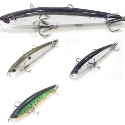 WLure 11cm 21.5g Minnow Twitch Hard Bait Heavy Sinking Long Casting Walk the Dog Epoxy Coating Fishing Lure M717