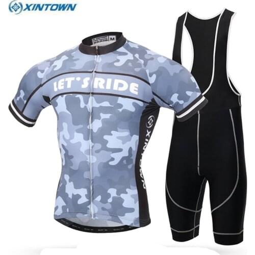 XINTOWN Men Cycling Jersey Cycling Clothing maillot ciclismo roupa ciclismo Bib Shorts Set cycling set Summer Clothing Kit