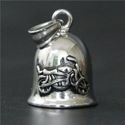 100% Personal Design Punk Bells Pendant 316 Stainless Steel Fashion New Polishing Motorcycles Biker Pendant