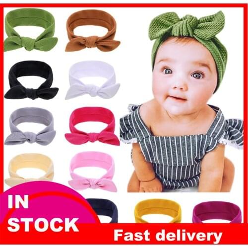 30# Newborn Toddler Kid Baby Girls Bow Headband Headwear Accessories Newborn Children Hair Accessories Головной Убор