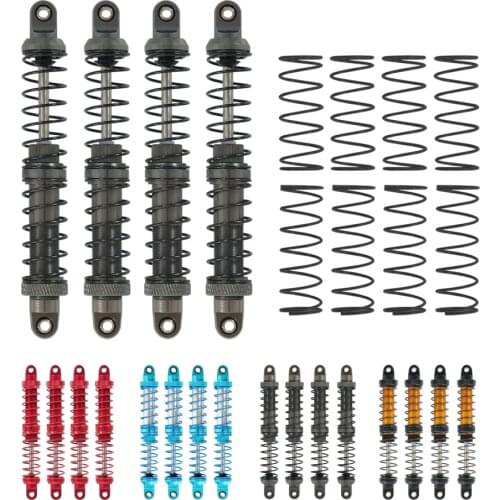 4PCS RC Rock Crawler Metal Oil Shock Absorber 70mm 80mm 90mm 100mm 110mm 120mm for SCX10 Wraith TRX4 TRX6 ABSiMA Sherpa