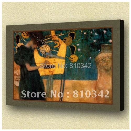 Free shipping best seller modern art reproduction oil painting of Gustav Klimt