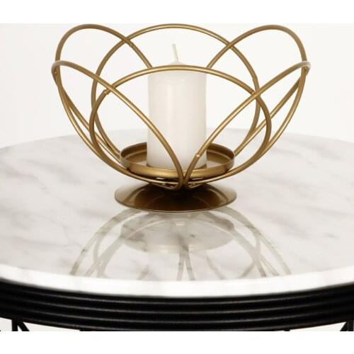 Decorative Reproduction Antique Metal Candle holder 10*15 special design durable and quality living room kitchen living room decoration candelabra candlestick