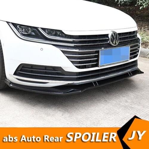 For CC ABS Rear Bumper Diffuser Protector For 2019 Volkswagen CC Body kit bumper rear Front shovel lip rear spoiler