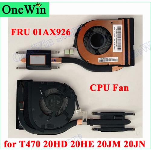 For ThinkPad T470 20HD 20HE 20JM 20JN Laptop CPU Heatsink ND75C16 Cooler DC BRUSHLESS 0.45A Original BAZA0706R5H 01AX926 01AX927