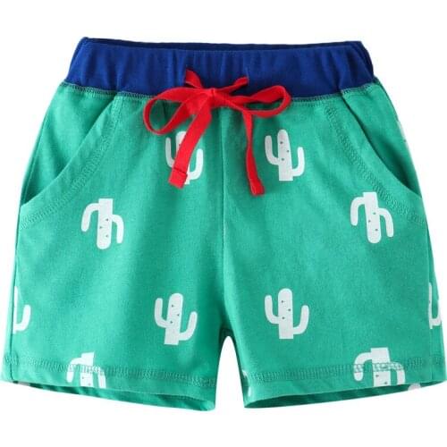 Funnygame Boys Girls Cotton Shorts Summer Children Stripe Pants Drawstring Hot Selling Kids Clothing Boys scanties