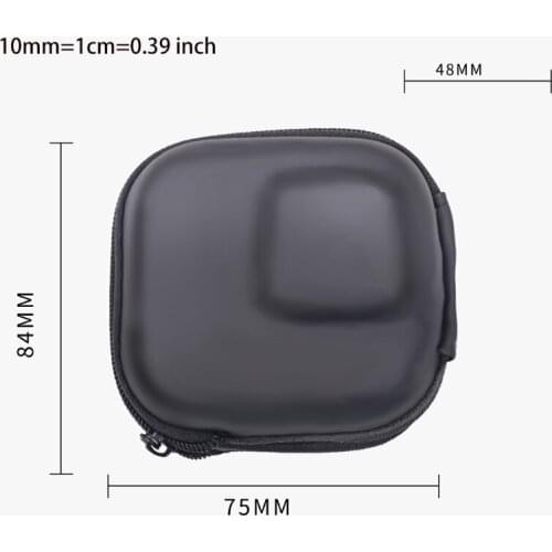 K92F Mini Portable Case Compatible with Osmo-Action Go Pro 9/8/7/6 Action Camera Protective Bag Shockproof Carrying Pouch