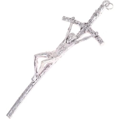 1pc Cross Crucifix Christ Catholic Jesus Religious Church Decoration Stand Wall Antique Home Chapel Decor Church Ornaments Alloy