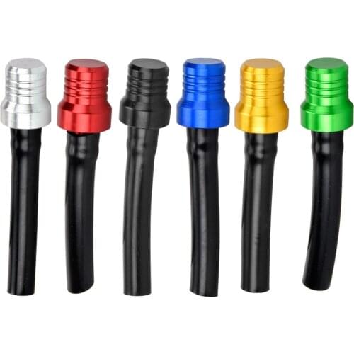 New Aluminum Alloy Motorcycle Gas Pit ATV PIT Dirt Bike Fuel Petrol Tank Cap Breather Pipe Hose Valve Vent Breather Tube
