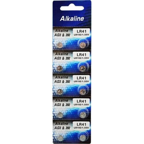 10x AG3 LR41 392 384 1.5V Alkaline Button Cell Coin Battery Wholesales Factory Disposable Watch batteries