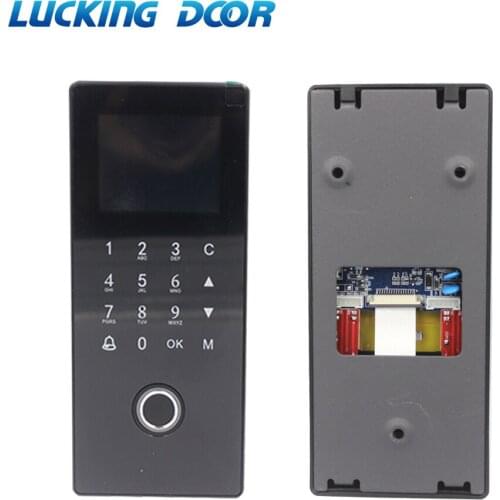 Touch Electric RFID Access Control System Kit Fingerprint Biometric Bolt Strike Door Locks USB Time Attendance