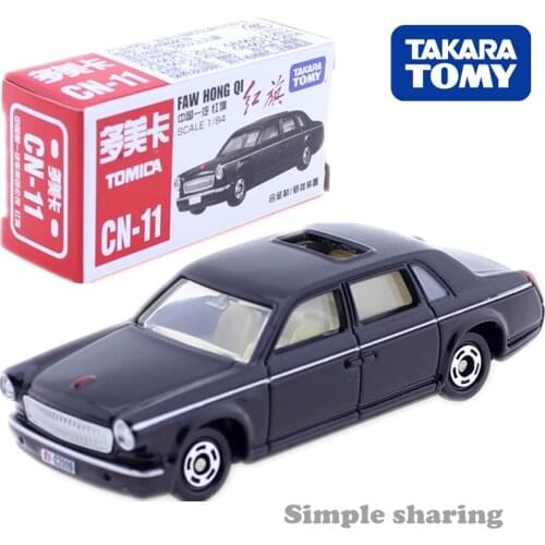 Takara Tomy Tomica 1/84 CN-11 FAW HONG QI Diecast Miniature Car Model Kit Auto Funny Magic Baby Toys Hot Pop Bauble