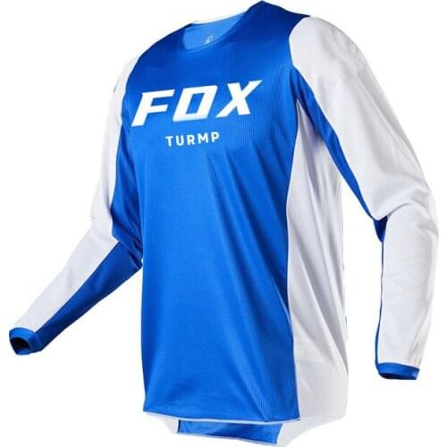 Turmp Fox 2021 NEW Black Jersey FXR Motocross Cycling Off Road Dirt Bike Riding ATV MTB DH Mens Racing Long Sleeve Shirt