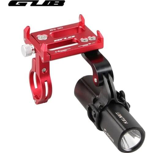 GUB Versatile Aluminum Bicycle Motorcycle GPS Phone Light Mount Holder For 3.5-7.2 inch Phone Bracket Support Bike Sport Camera