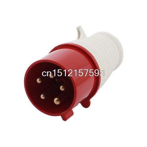 Parts AC 220-380V 240-415V 32A IP67 3P + E + N IEC309-2 Industrial Plug Red