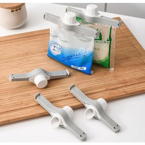 Food Bag Clips Sealing Clips Double Tooth Mark Design Tightly Bite without Falling Bag Fresh Keeping Clamp Sealer TS2